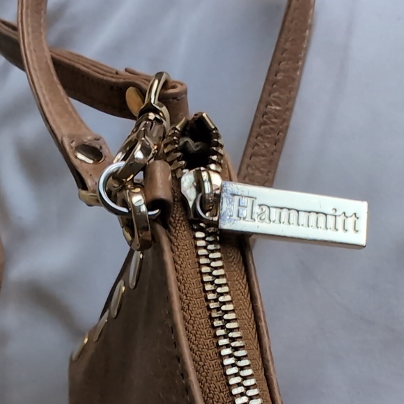 HAMMITT Small Caramel Color Crossbody/ Clutch - Picture 7 of 16